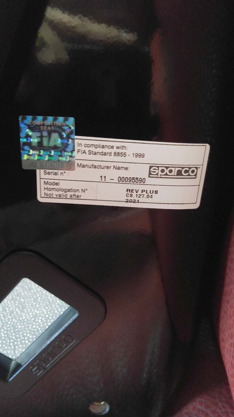 1489568505165.jpg : [신품] SPARCO 스파르코 REV 버켓 버킷시트 L 사이즈 정품